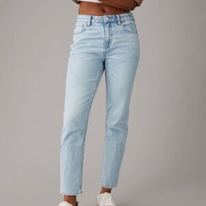 American Eagle Outfitters Light Wash Straight Leg Jeans